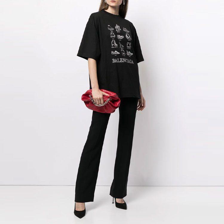 Balenciaga SS22 T Shirt Women's Black 641532TJV801070