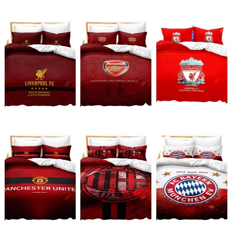 Luxury 3d Digital Print Bedding Set For Football Fans Wholesale Bedding Set For Football Enthusiasts