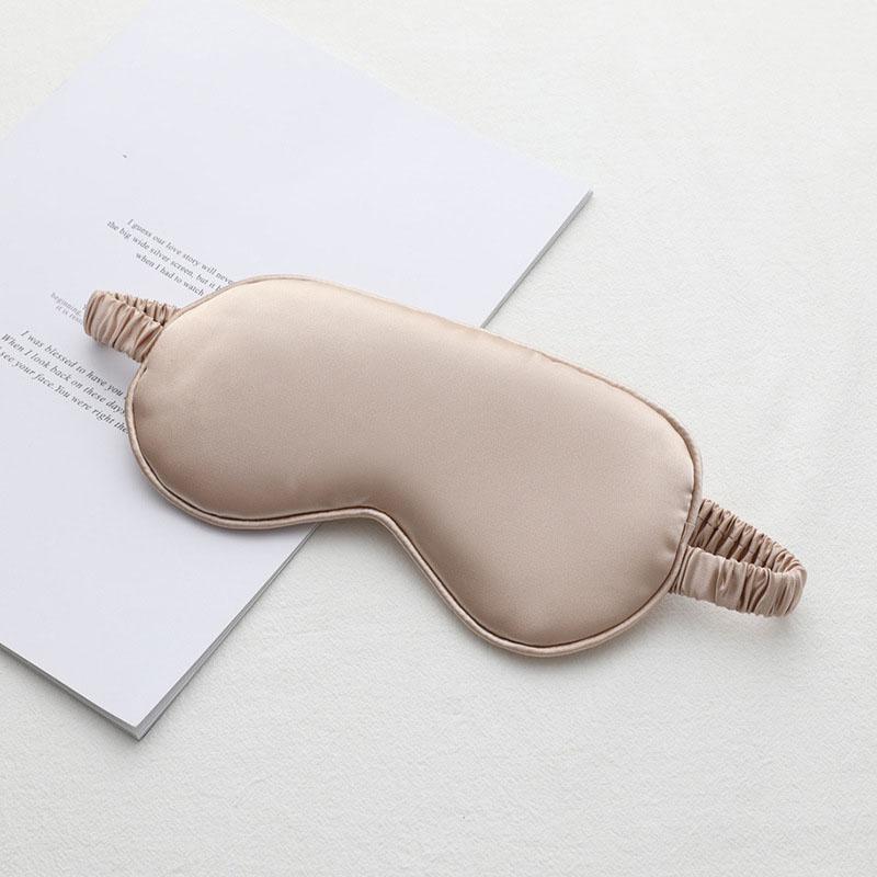 Shield Light Blindfolds Sleeping Eyepatch Double-Side Shading EyeShade Eye Mask Pure Silk