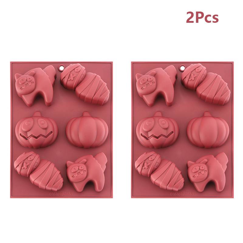 Halloween Silicone Cake Mold Creative Biscuit Pumpkin Cake Mold Ghost Doll Pumpkin Baking Mold Baking Tools Kitchen Accessories