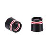 3PCS Golf Iron Ferrules Plastic Protective Multiple Ring Golf Club Ferrules for Tapered Shaft Red