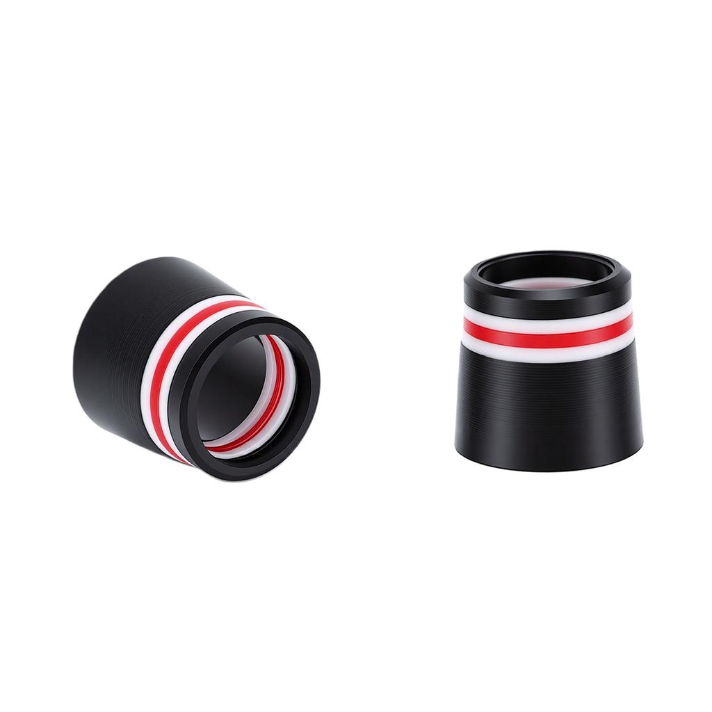 3PCS Golf Iron Ferrules Plastic Protective Multiple Ring Golf Club Ferrules for Tapered Shaft Red