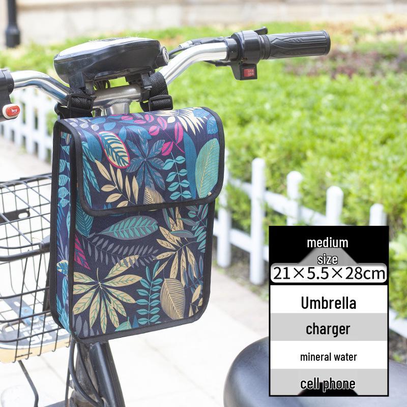 Borsa portaoggetti impermeabile per manubrio per biciclette, motociclette e veicoli elettrici