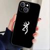 Deer Hunting Camo  Phone Case For iPhone17,16,15,14,13,12 Plus,Max Soft Silicone Black Cover