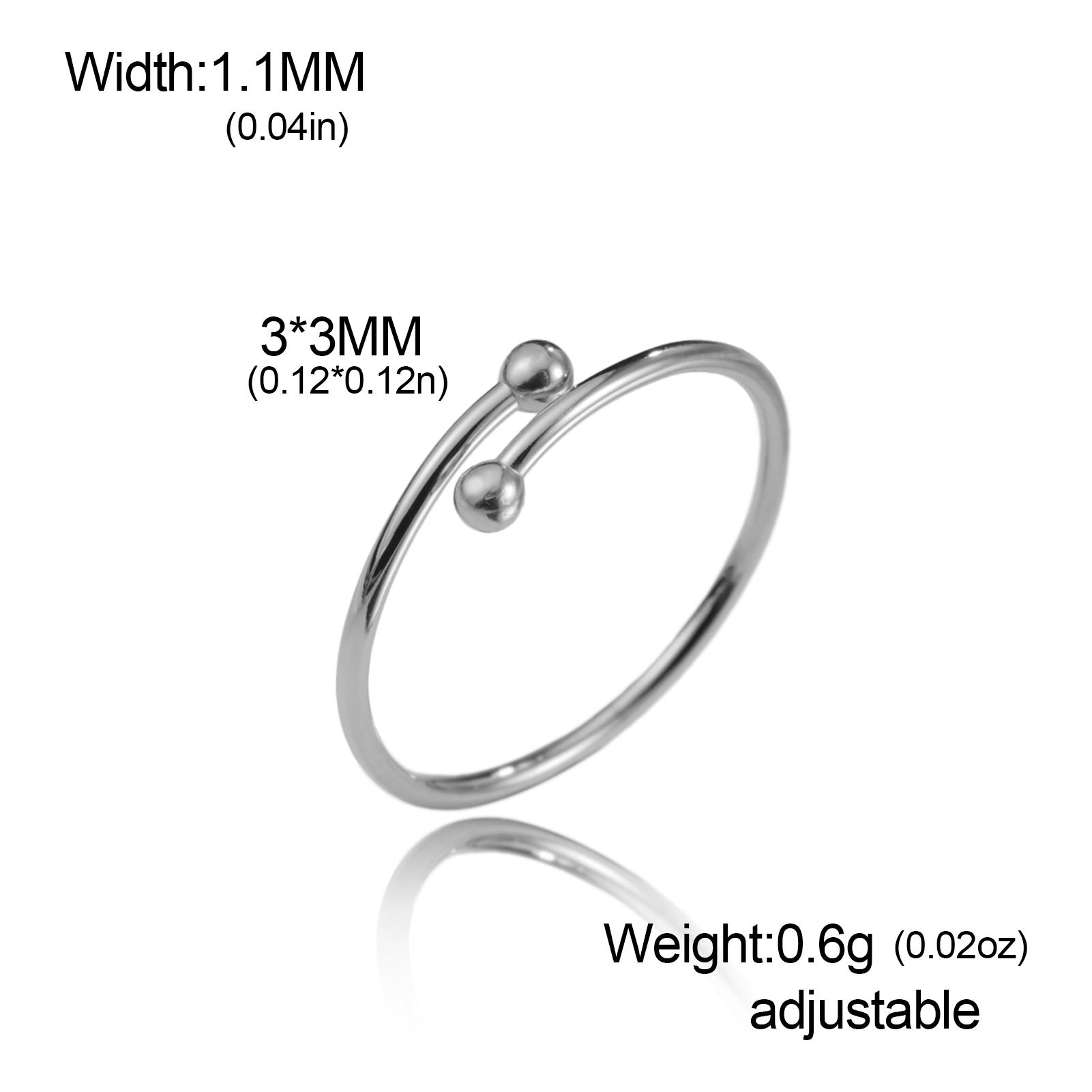 

Teamer Beads Twisted Open Ring Gold Color Stainless Steel Ring Women Wedding Jewelry Birthday Gift Wholesale Fashion resizable