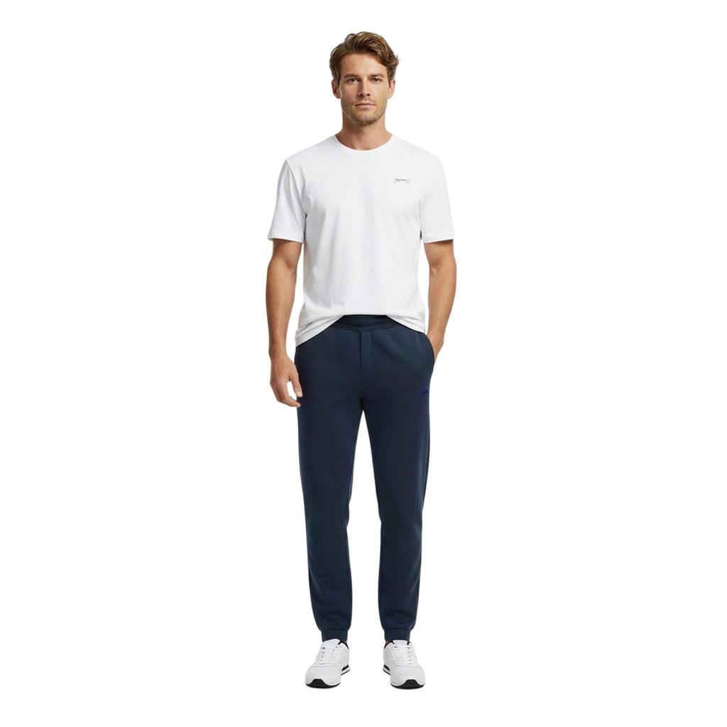 Slazenger Mens Fleece Cuffed Jogging Bottoms