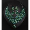 Crystal African Necklace Earrings Set Dress Dinner Bride Exaggerated Women'S Accessories
