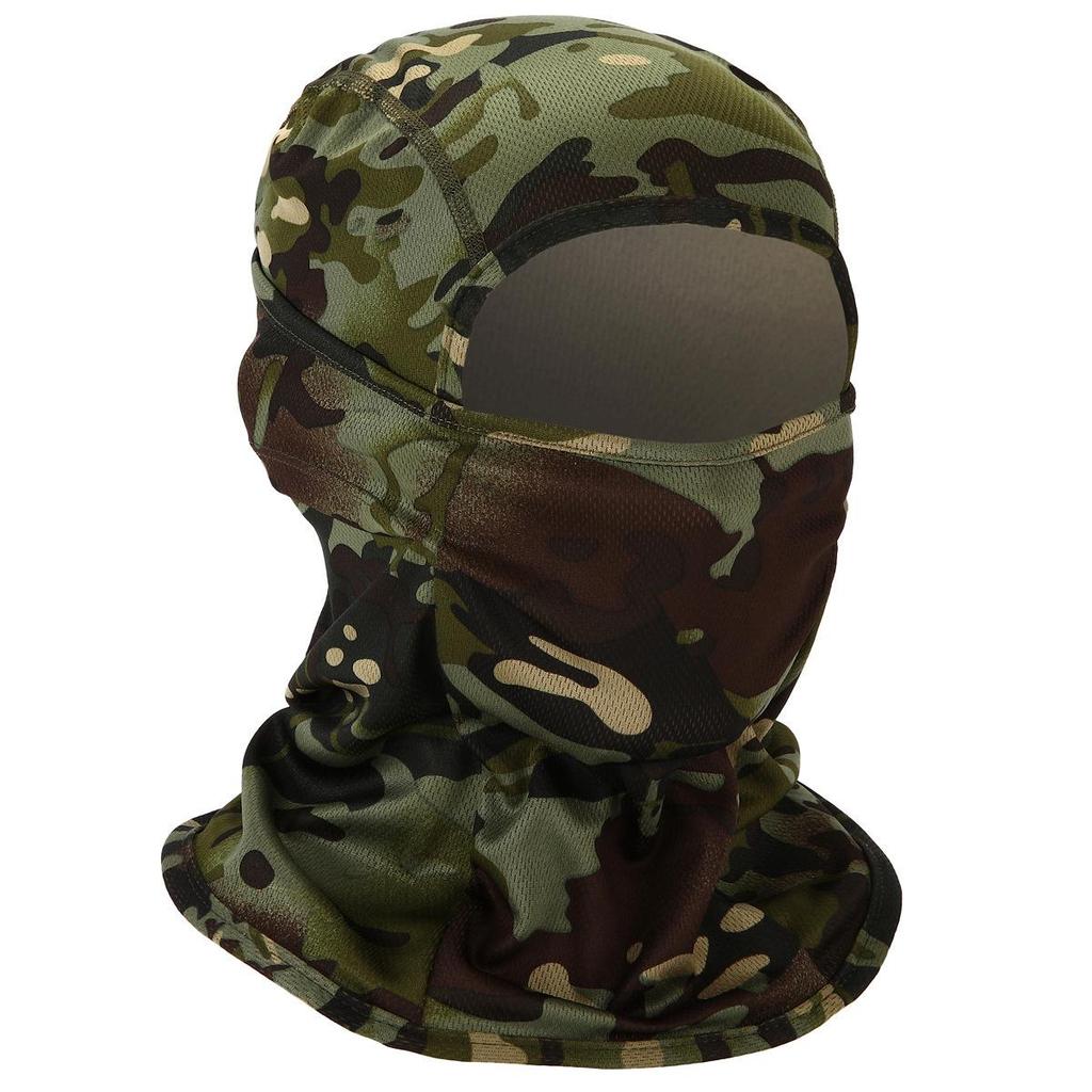 Camo Cycling Mask & Summer Headband: Sun Protection Neck Gaiter for Men & Women