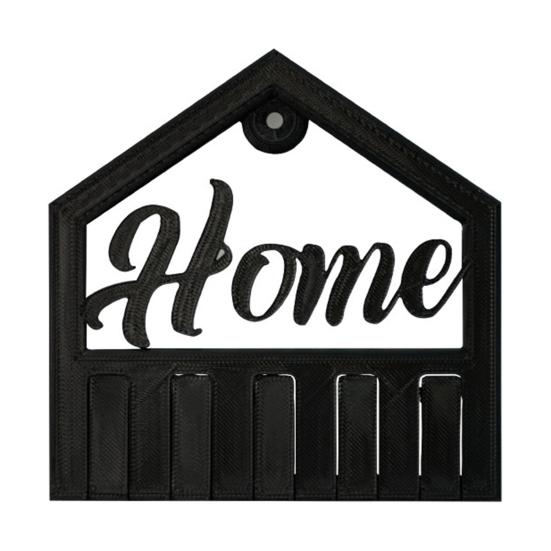 Key Storage Rack with 5 Hooks Strong Load-bearing Rust Resistant Wall Mount Key Organizer Hanger Decorative Key Holder