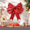 Большой декоративный рождественский бант для свадебной вечеринки по случаю дня рождения, фон для стены, реквизит для фотосъемки мероприятия, домашний декор, рождественский декор