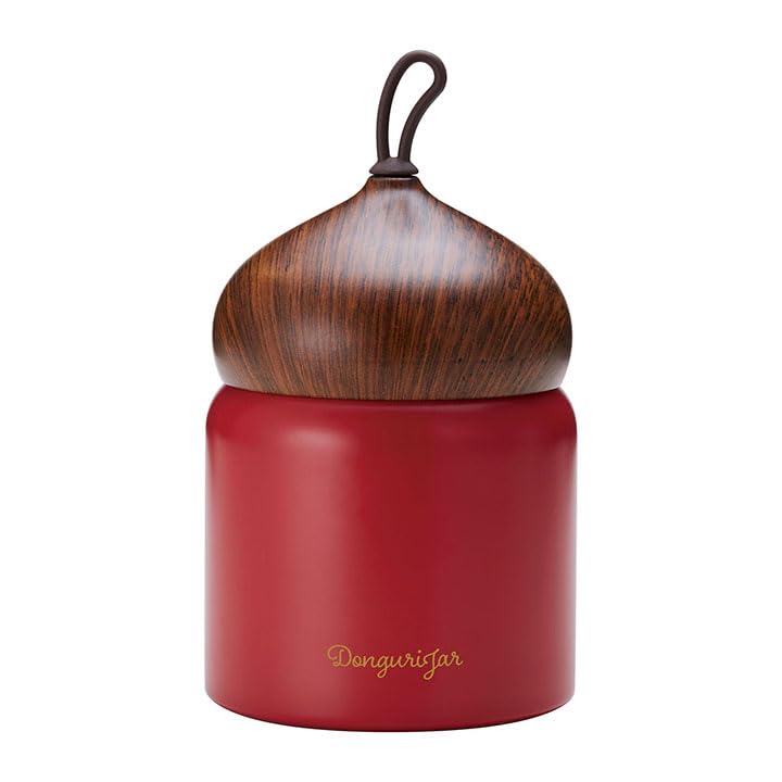 

Orgo Stainless Steel Vacuum Insulated Acorn Soup Red Soup Keeps Soup Hot or Stylish and Cute Jar, 330ml, (JD-33-R) - Mug, Cold,