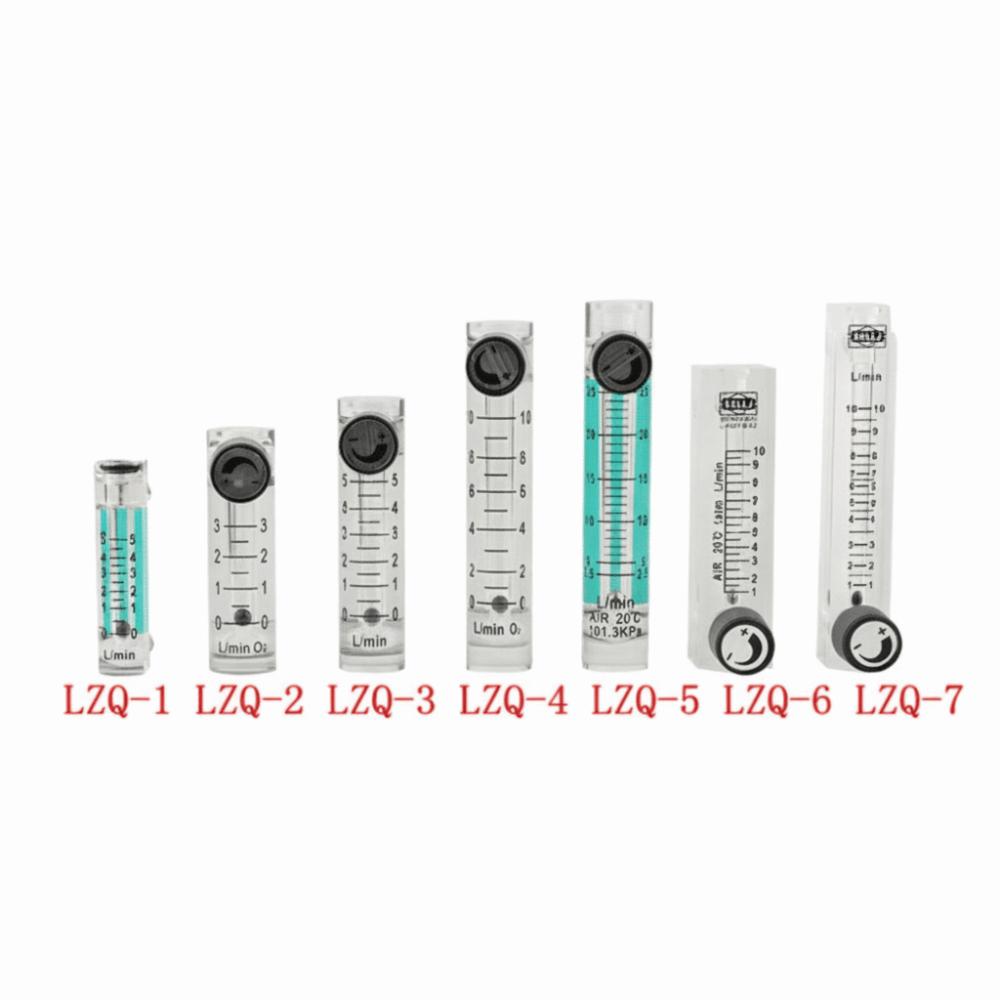 Acrylic Gas Flow Meter Float Indicator Tube Flow Meter Gas Rotameter Oxygen Flow Monitoring