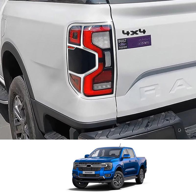 23 Ford Ranger Exterior Accessory Kit: Fog Lights, Taillights, Trunk Trim, Side Vents, Fuel Tank Cap