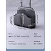 SEAMETAL PU Leather Car Seat Back Organizer Multi-functional Auto Seat Headrest Hanging Storage Bag With Tissue Box Drink Holder