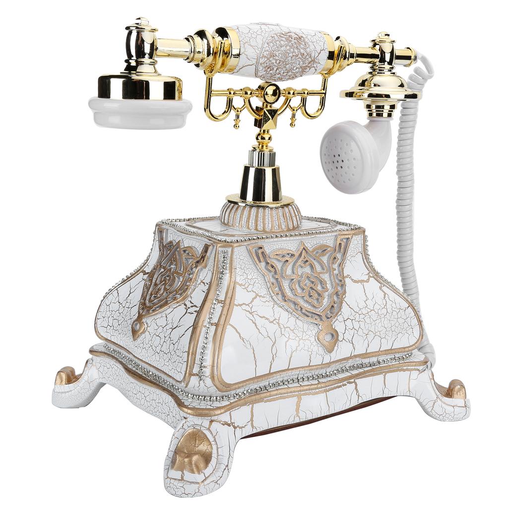 MS8332A European Vintage Landline Classical Wired Oldfashioned Telephone with Backlight