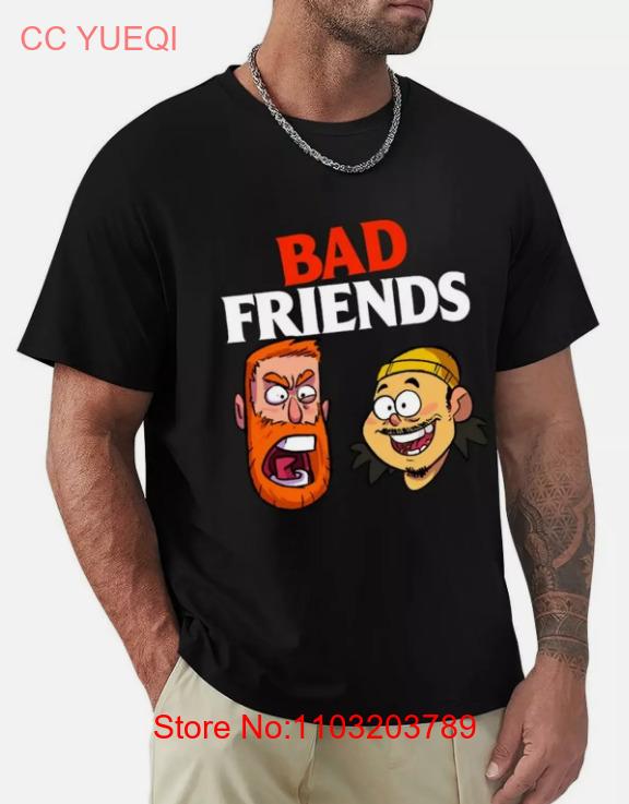 Bad Friends Podcast T-Shirt Koreanische Mode Oberteile T-Shirts Unisex