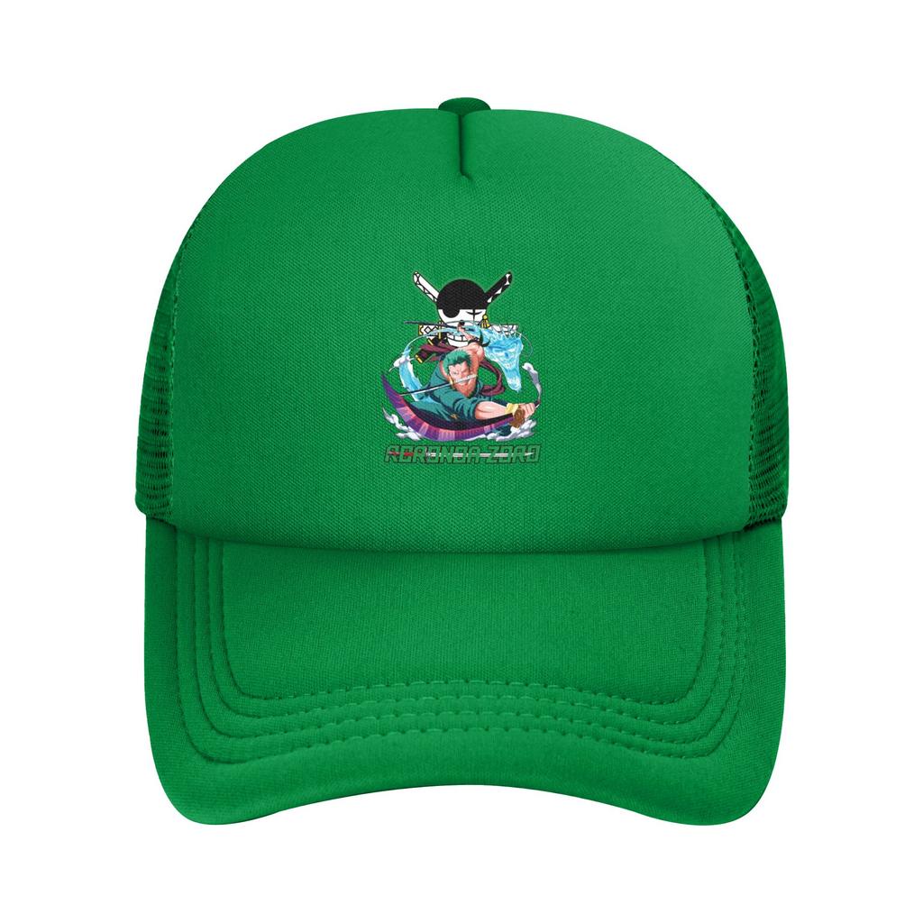 Mihawk Onepieces Flag Trucker Hat Unisex Sport Mesh Baseball Cap Polyester Adjustable Sports Cap