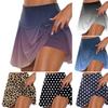 1 peça shorts de verão bolinhas yoga shorts saia estampada saias fitness dança feminina corrida atlética