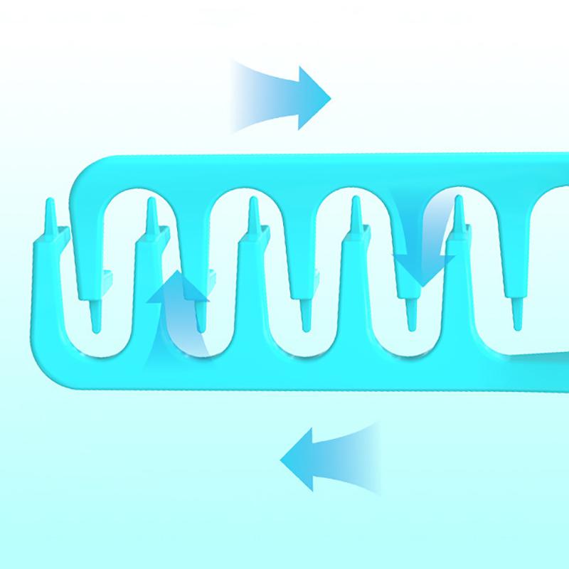 Volumgebender Kamm mit breiten Zinken Stylingwerkzeuge Lockenwickler Flauschige Textur für Männer Ideal für alle Haartypen Hairstyling-Werkzeuge