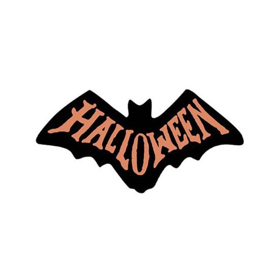 Halloween Welcome Doormat Half Circle Spider-Web Bat Skull Pumpkin Shape Floor Mat Non-Slip Entrance Mat for Front Door Porch Home Decoration