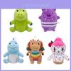 Moriah Elizabeth Dinossauro Profundo Brinquedo de Pelúcia Fantoche Presente para Crianças Personalizado Pelúcia Curta Animal Preenchido Algodão PP