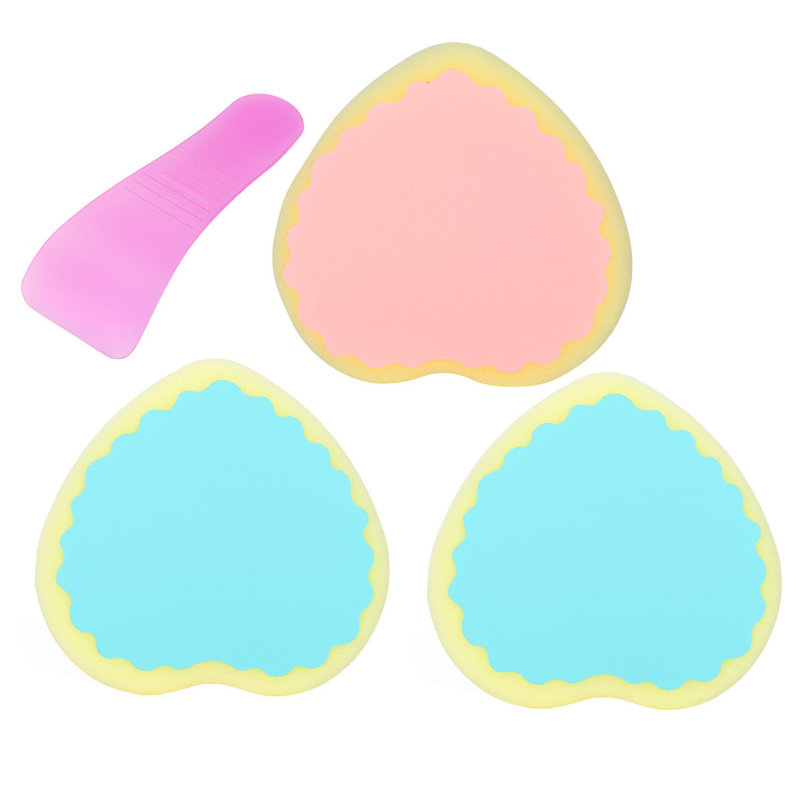 

Восковая полировка Полировка Полировальная губка Мягкая губка в форме сердца для удаления женских волос Депиляторная губка