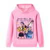 B1249 Kids Boys Girls Kpop Rumi Zoey Mira Print Long Sleeves Hoodie