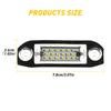 2Pcs Error Free Car LED Number License Plate Lights For Volvo XC70 XC60 XC90 S60 II V70 S80 C30 C70 V60 V50 S40 LED 6000K White License Plate Covers