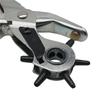 Leather Belt Hole Punch Plier Eyelet Puncher Revolve Sewing Machine Bag Setter Tool Watchband Strap Household leathercraft