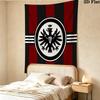 Frankfurt Fußball Wandteppich Ästhetischer Wandbehang Bedruckter Stoffdecke Dekorative Wandteppiche Für Schlafzimmer Wohnzimmer Heimdekoration