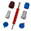 A/c Adapter Air Conditioning Conversion Core Tool R12 Cap With Fitting Retrofit Removal Kit To R134a W2h6