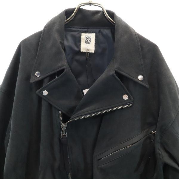 unused VAST222 19AW made in Japan suede Riders jacket 2 black Men's Used