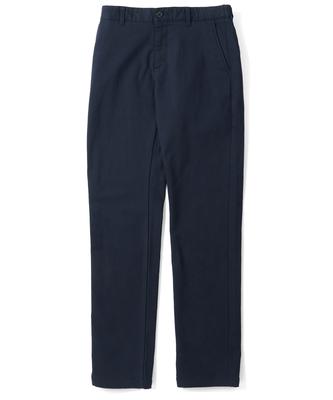 KULTE Men'S Fleece-Lined Elastic Waist Chino Pants Navy