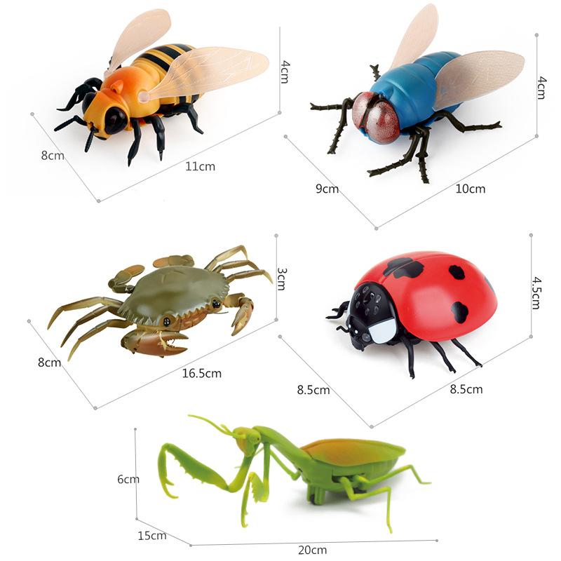 Nové a jedinečné infračervené diaľkové ovládanie Elektrické hračky proti hmyzu Elektrická myš Slimák Zákerné hračky Spoof