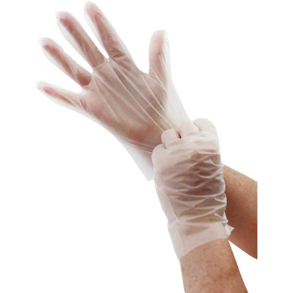 100 PCS Disposable Gloves TPE Gloves Food Service