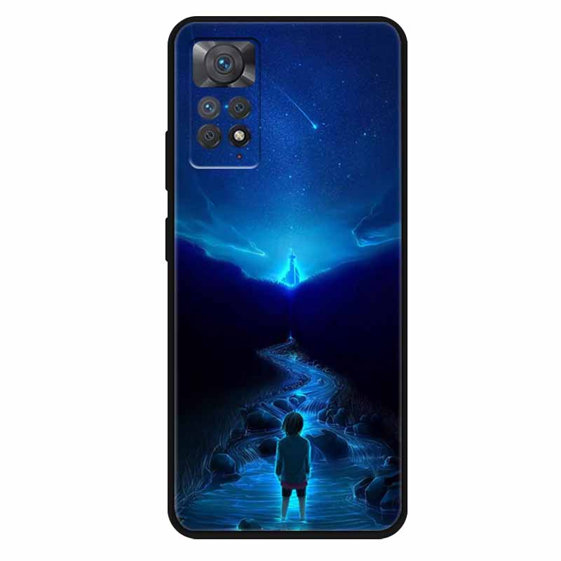 For Xiaomi Redmi Note 11 Pro 4G Case Soft Space Marble TPU Silicone Back Cover For Xiaomi Redmi Note 11Pro 4G Cases Bumper Shell
