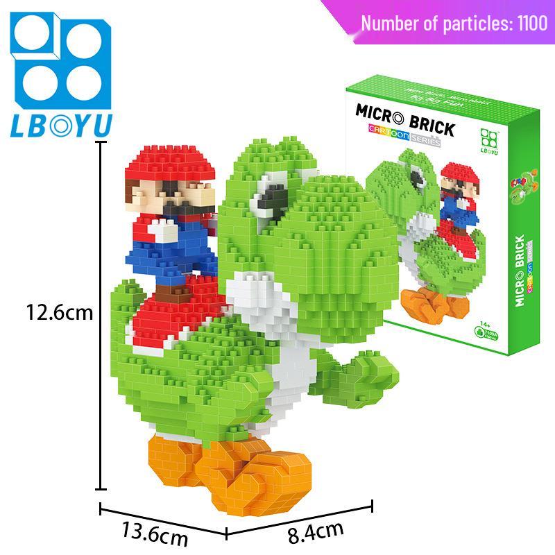Le Bao Yu Educational Street Vendor Building Blocks for Kids and Adults – Micro Diamond Small Particles, One Piece