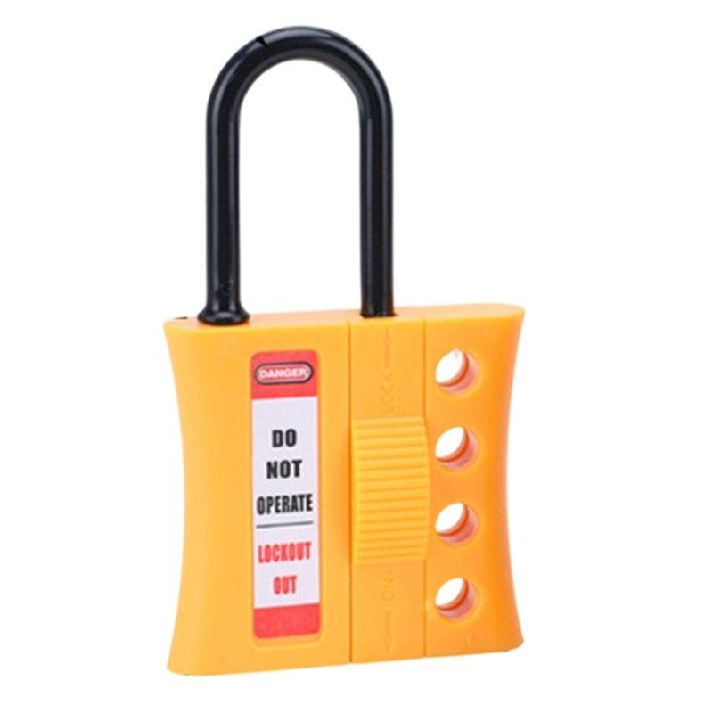 A25F-Lockout Tagout Hasp Safety Lock, 4 Hole Insulated Nylon Device For High-Risk Environments Sk05