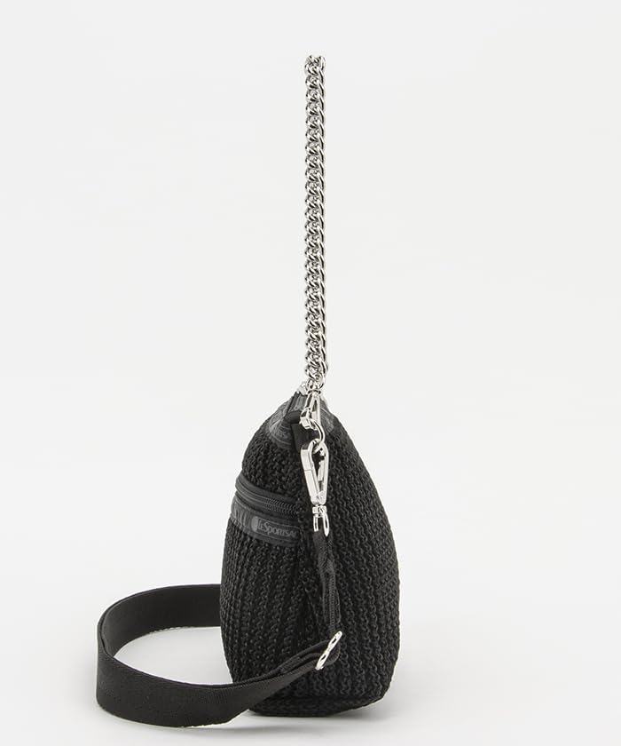Offisiell Skulderveske CHAIN CROCHET Svart Heklet [LeSportsac] CLUTCH/1368 Dame