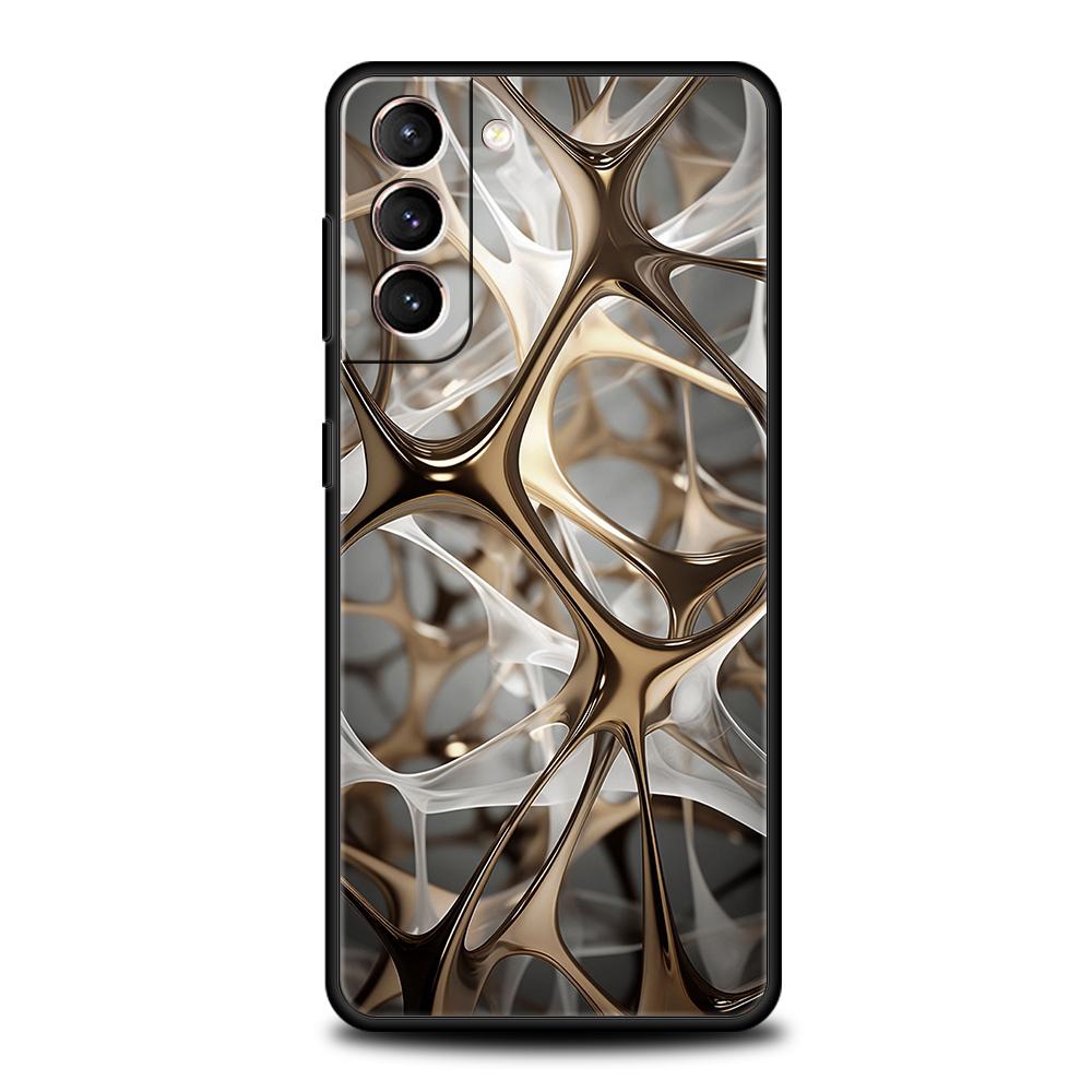 

Phone Case Cover for Samsung Galaxy S25 Edge S24 S23 S22 S20 S21 FE Ultra S10 S10E Plus 5G Soft TPU Capas Folds Texture Fundas S22 Plus 5G