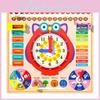 Wooden Calendar Clock Puzzle For Kids Educational Learning Toy For Preschool