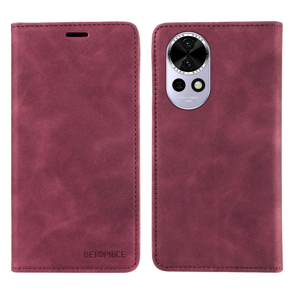 BETOPNICE 003 For Huawei nova 13 5G/nova 12 5G Wallet Case Leather Phone Cover with Stand
