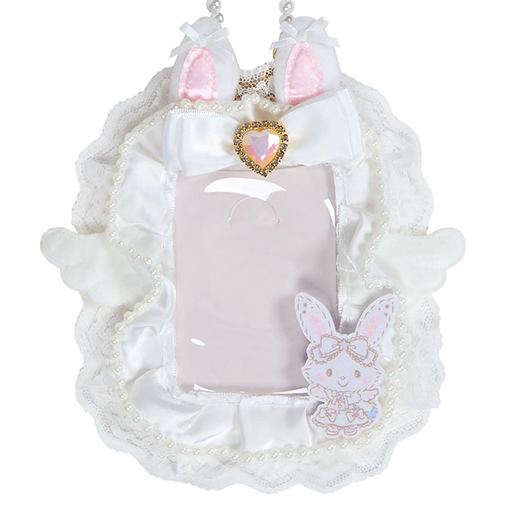 Sanrio Wish Me Mell Trading Card Holder Enjoy Idol Pure White Angel 328618
