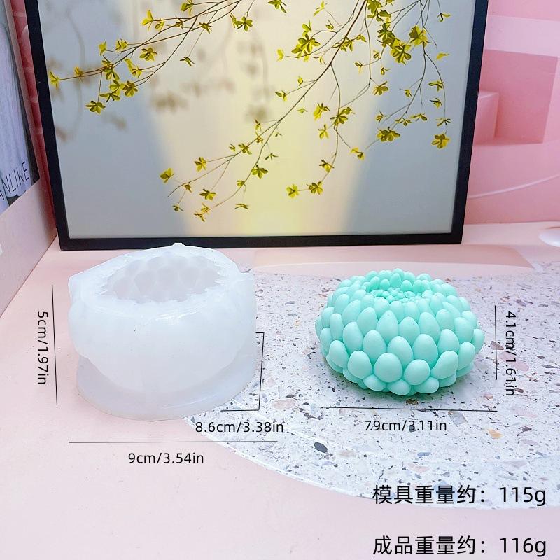 

Сделай сам Ароматическая свеча в виде цветка ромашки Силиконовая форма Цветочная Мыло ручной работы Гипс Хризантема Формы для украшений Принадлежности для изготовления свечей