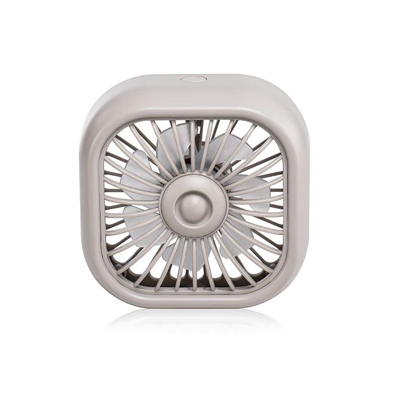 

USB-вентилятор для автомобиля, охлаждающий вентилятор со светодиодной подсветкой, креативный маленький вентилятор для салона автомобиля, автомобильные аксессуары Grey2 серый