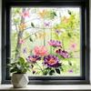 Creative Peony Butterfly Self Adhesive Removable Kitchen and Bathroom Wall Beautification Stickers