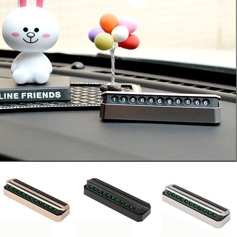 Premium Temporary Stop Sign Car Parking Card With Concealed Phone Number Feature
