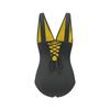 Diebeu Velsen Lace-Up Swimsuit_Veil Shade (Charcoal)