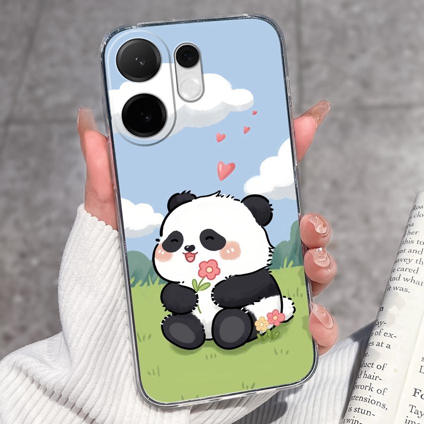 For Vivo V60 V50 V40 Lite V40e V30e V20 Pro SE Phone Case Beautiful Mountain Range Patterns Transparent TPU Anti Slip Soft Back Covers For Vivo Casing
