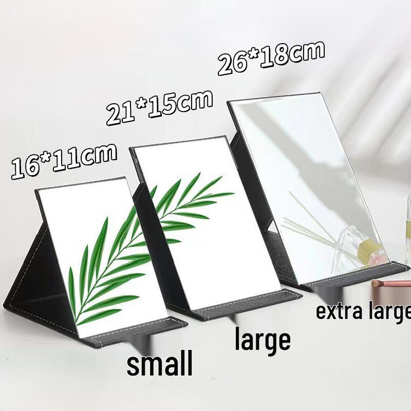 High-Definition Double-Sided Folding Makeup Mirror for Desktop or Bedroom